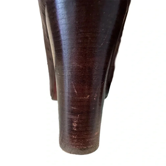 Chie Mihara Ostrich Leather Heels Made In Spain 38 1/2 8.5 Ankle Strap Dust Bag - Picture 10 of 16